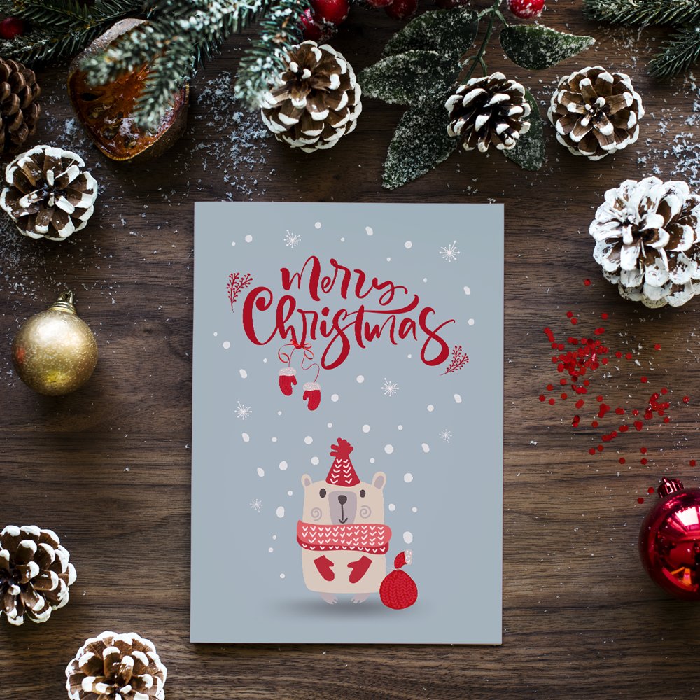 A5 Christmas Greeting Cards - Wright Print